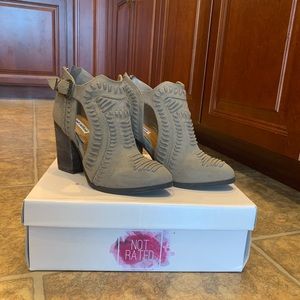 Not Rated Booties with heel.